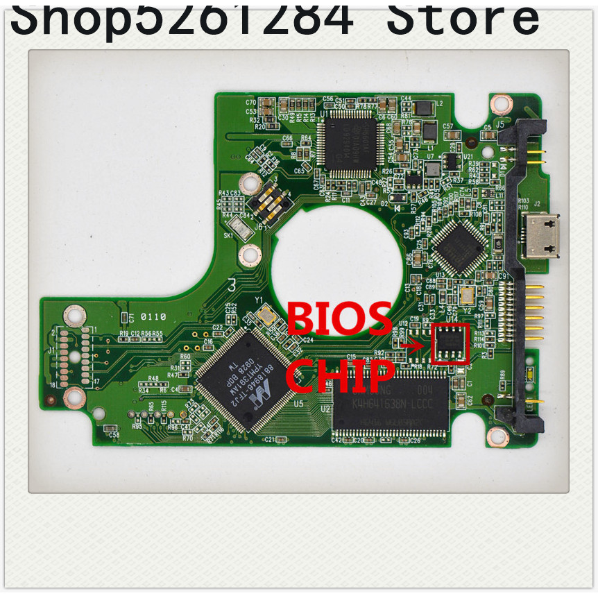 HDD PCB circuit board 2060-701675-004  for WD 2.5 USB hard drive for WD5000BMVV/KMVV WD6400BMVV/KMVV