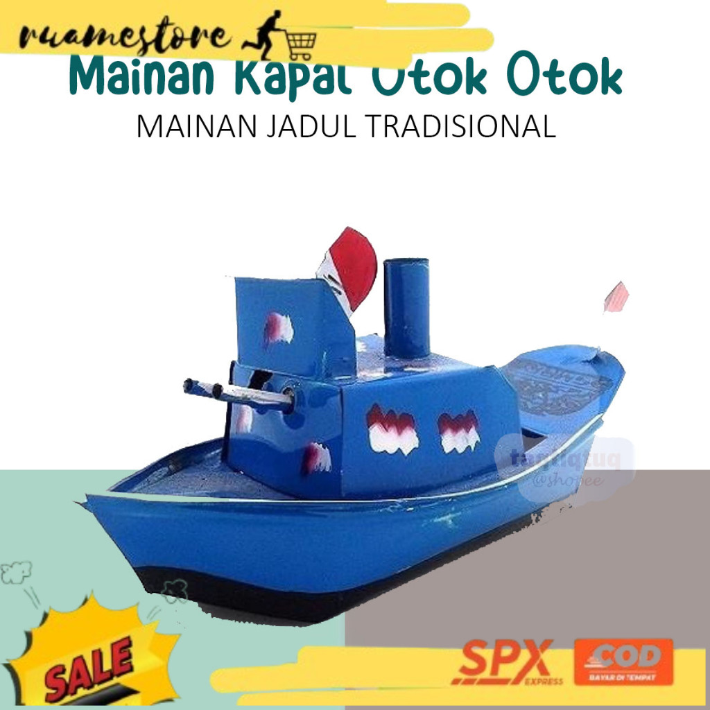 ARRIVALS TRENDING TQS Mainan Jadul Mainan Kapal Otok Otok Perahu Otok Otok Kapal Otokotok Kapal Main