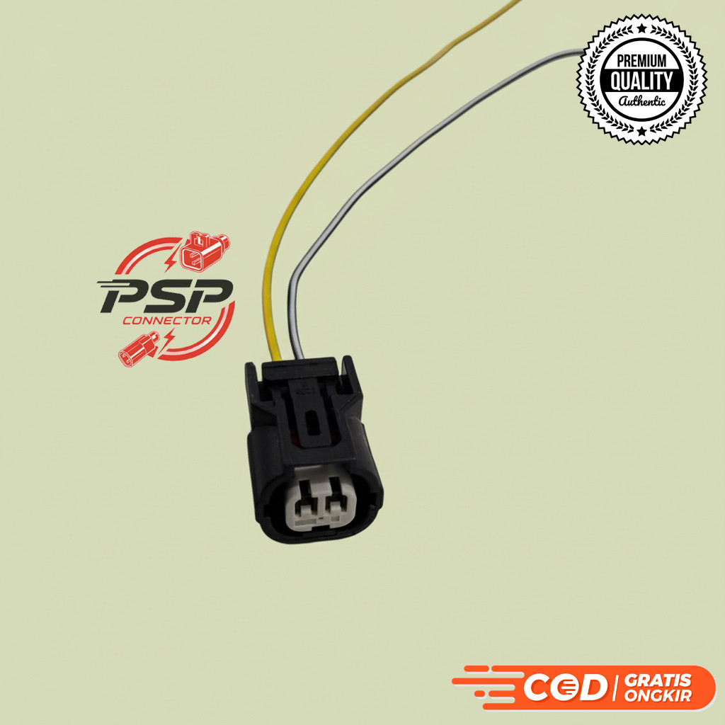 Socket - Soket   Kabel  Sensor Suhu Oli Eot 2 pin Honda Beat, Scoopy, Vario 110, Supra, Revo FI ORIG