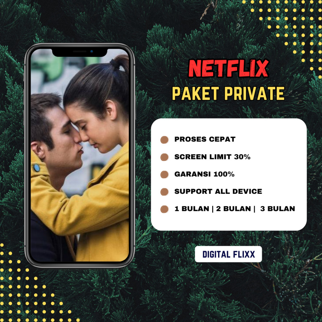 Netflix Paket Private Pribadi Digital FLIXX