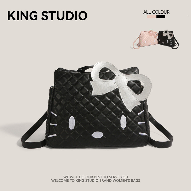 Tas Ransel Hello Kitty Y2K Motif Pita Kapasitas Besar Bisa Tas Jinjing Dan Selempang Model Terbaru