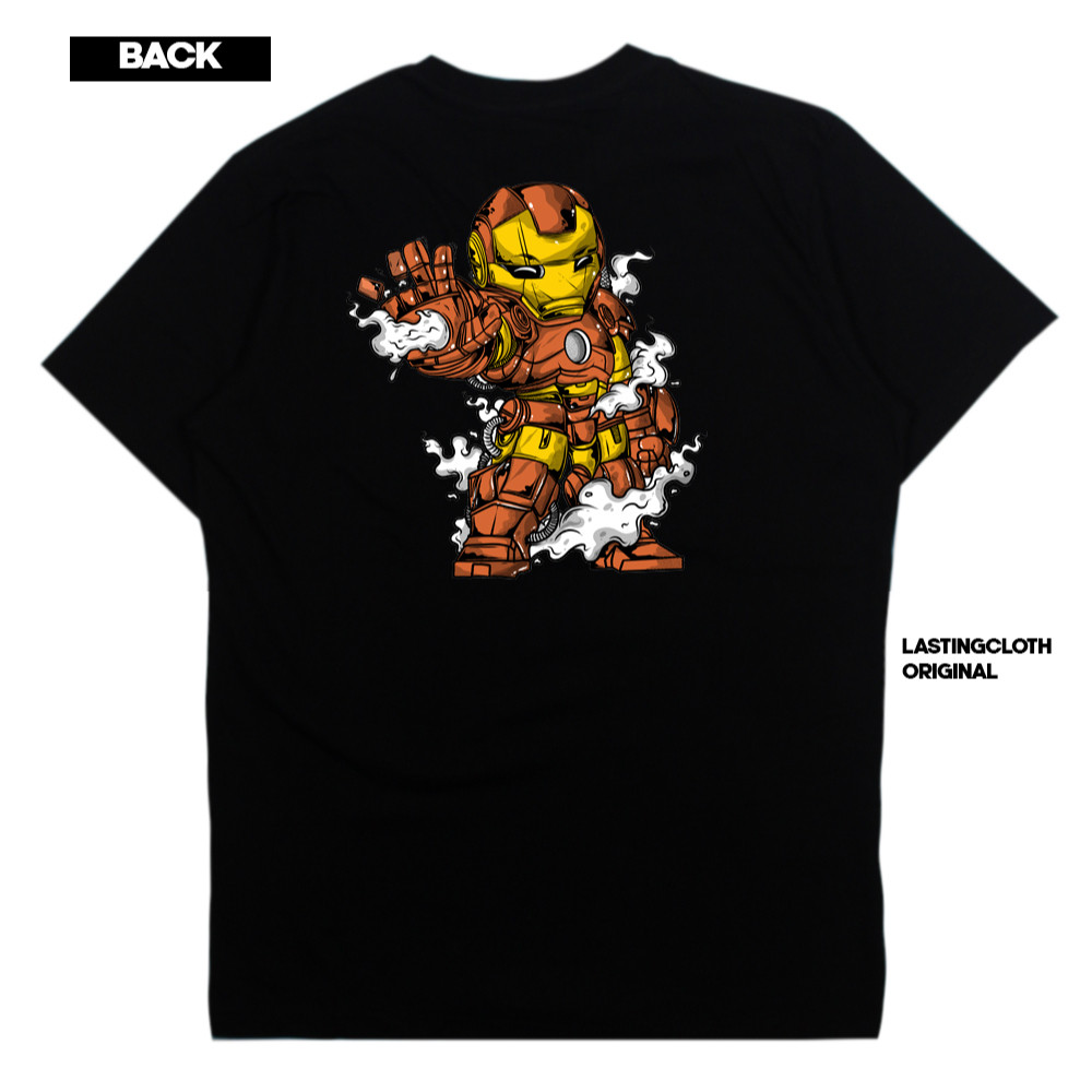 Lasting Kaos " Iron "  Kaos Distro / Baju Lasting Cloth