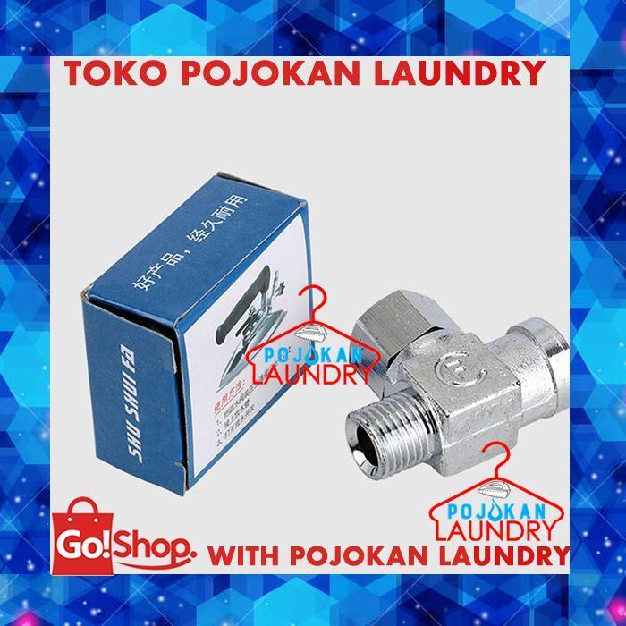 Win Engine Steam Trap Gosokan/Mini Drainer 1/4" Setrika Uap Boiler/Steam Laundry - Biru