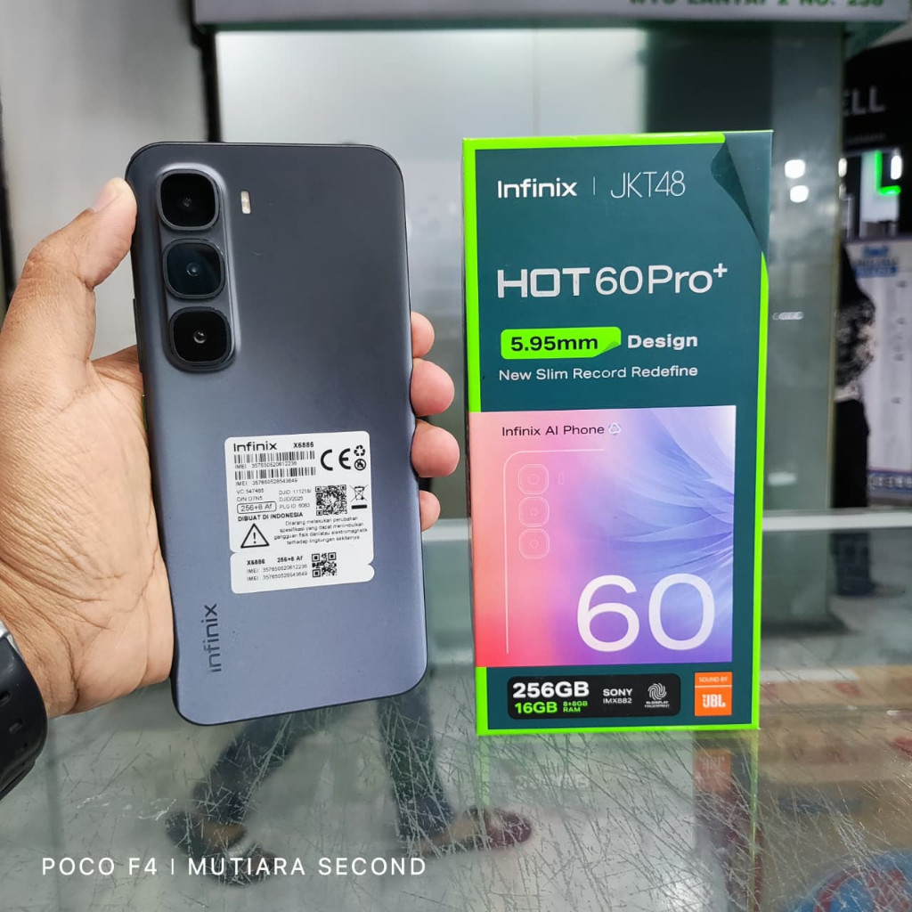 Infinix Hot 60 Pro Plus Ram 8GB Rom 256GB Second Resmi