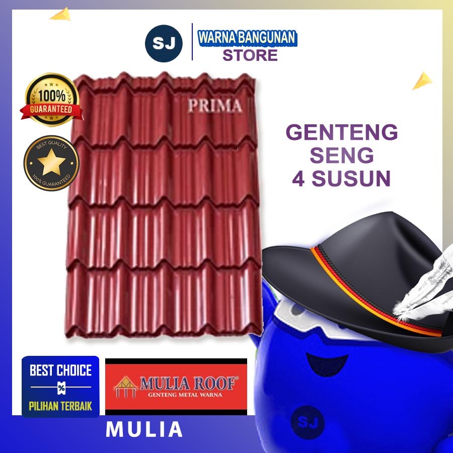 SENG GENTENG MULIA 0.3 mm 4 Genteng Medan