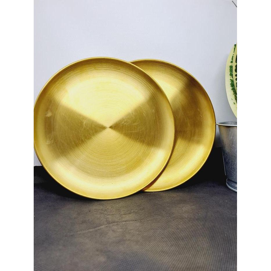 Piring Emas Korea Stainless