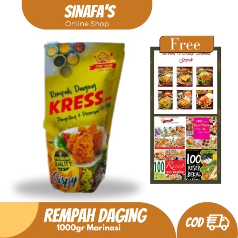 promo|| Bumbu Rempah Daging 1Kg / Rempah Kress / Rempah Kfc / Marinasi Ayam Geprek / Pengempuk Dagin