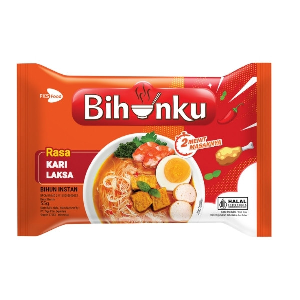 BIHUNKU KARI LAKSA 55 GRAM