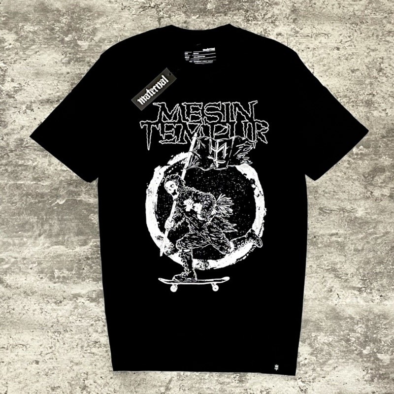 Maternal Disaster X Mesin Tempur - Luncur Tshirt - Black