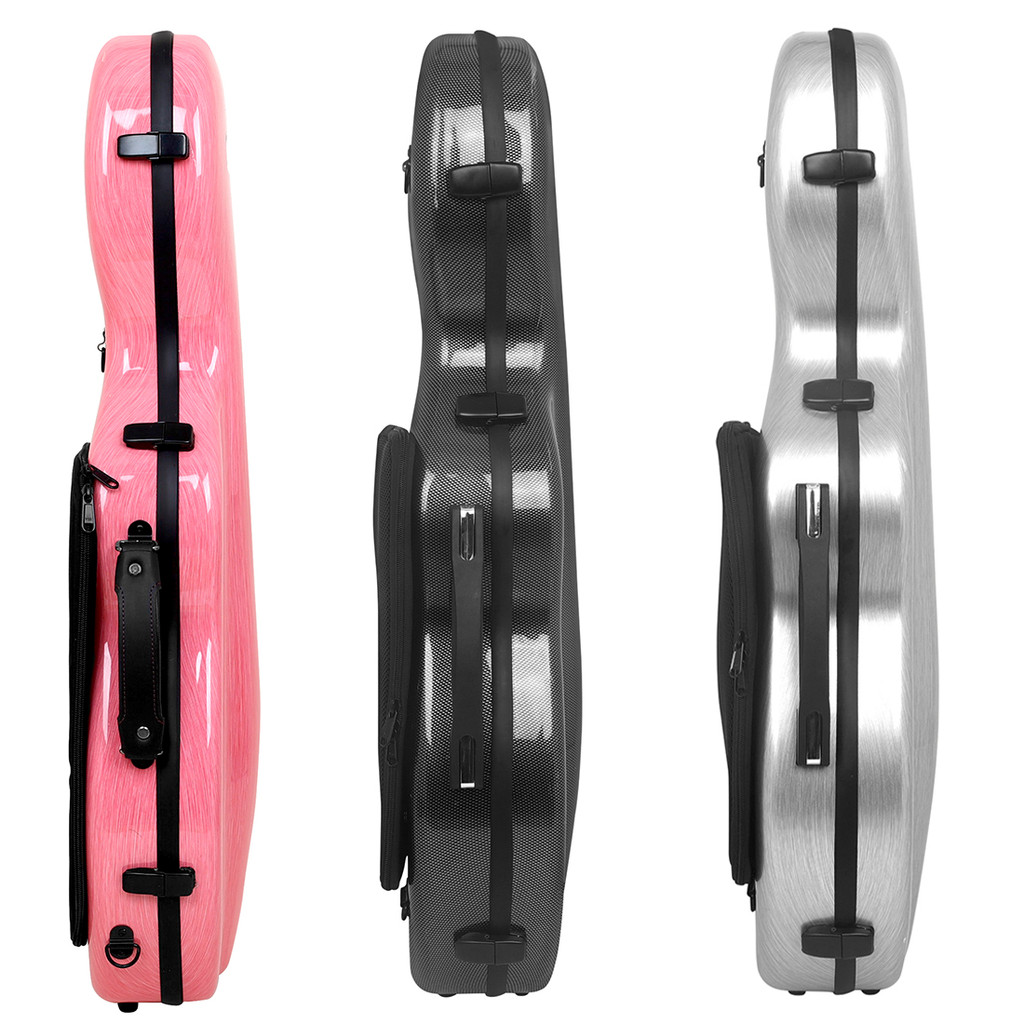 IRIN 44 Violin Case Bag Carbon Fiber Violin Storage Box Violin Composite Case with Leather Handle Mu