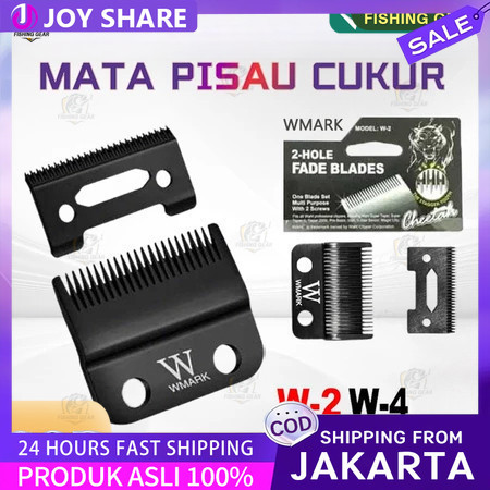 MATA PISAU WMARK W-13 bisa Untuk WAHL ANDIS BLADES W13 CARBON/Wmark Clipper Taper Blade Mata Pisau P