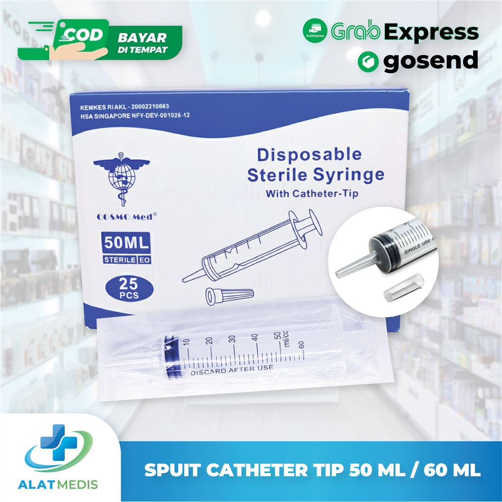 Feeding Syringe 50cc Catheter Tip