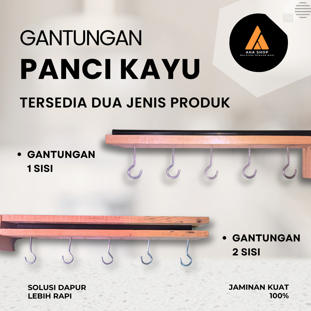 Gantungan Panci Tarik Dorong Bawah Kitchen Set - Rak Panci teflon Bawah dapur Kabinet Premium