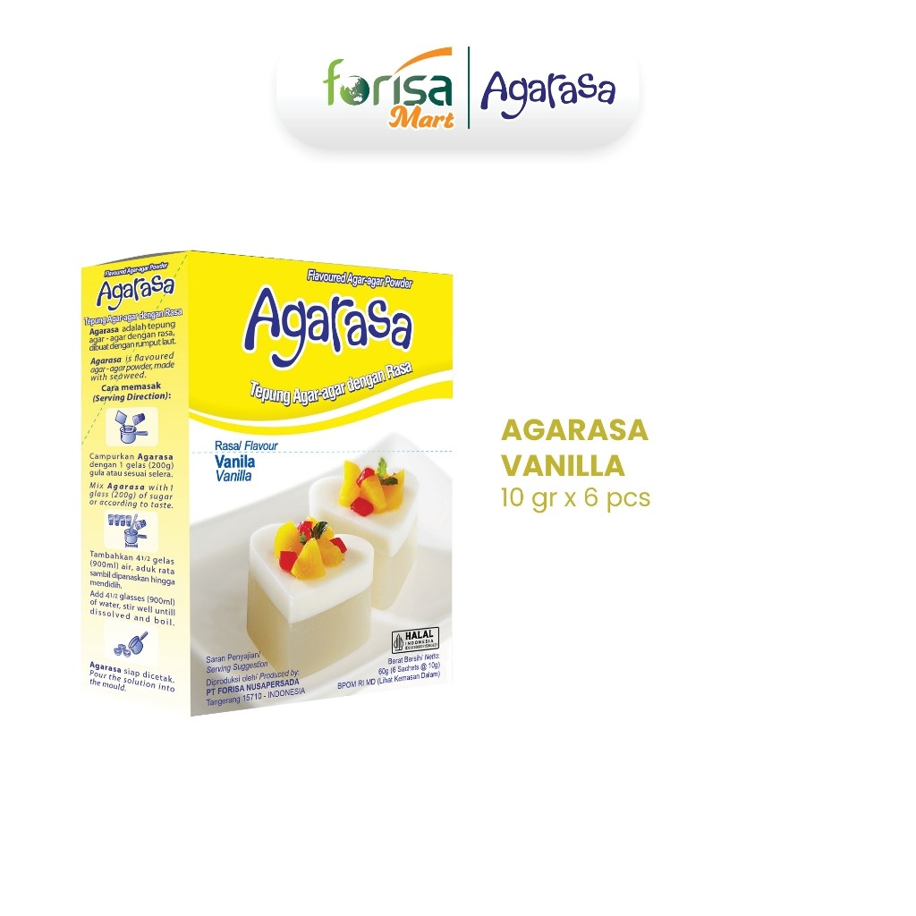 Agarasa Vanilla 10gr Box - 6pcs