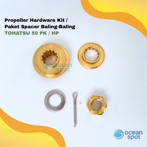 Propeller Hardware Kit / Paket Spacer Baling-Baling TOHATSU 50 PK / HP ( Ocean Spot )