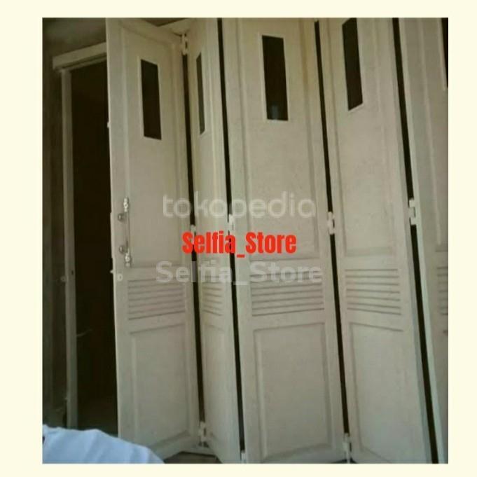 Paket komponen rel pintu GARASI WUNA 5 pintu lipat