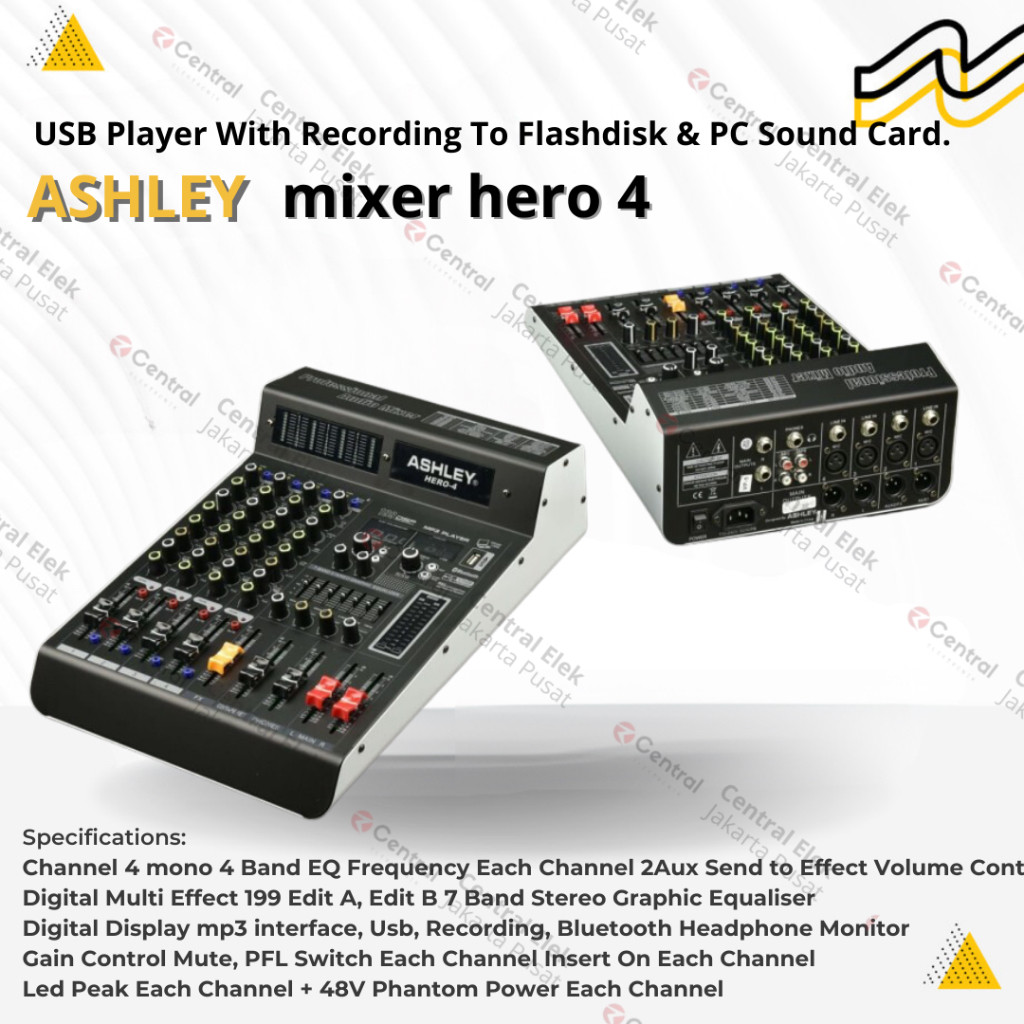 Mixer Ashley Hero4 / Hero-4 / Hero 4 Channel
