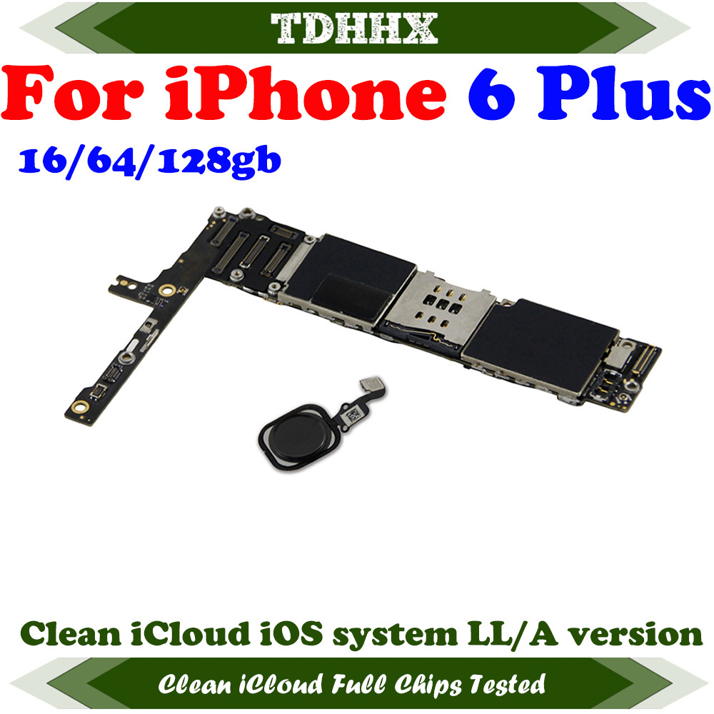 Clean iCloud for iphone 6 Plus 5.5inch Motherboard with/no Touch ID,100% Working With IOS system & f