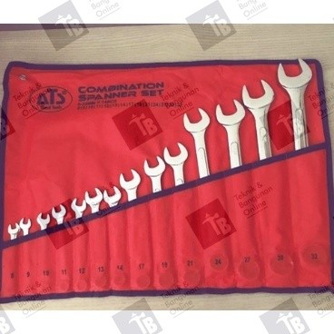 ATS Kunci Ring Pas SET 14 PCS ( 8 - 32 mm) / Combination Wrench set
