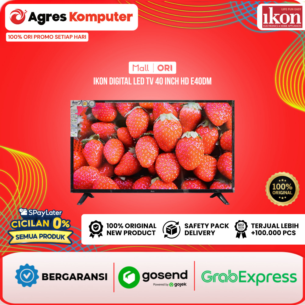 IKON DIGITAL LED TV 40 INCH HD E40DM