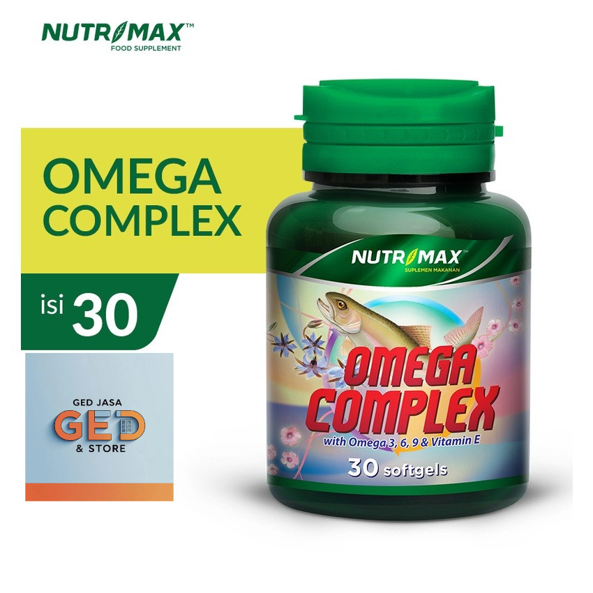 Nutrimax Omega Complex Omega 3 6 9 Plus Membantu Memelihara Kesehatan || GED STORE