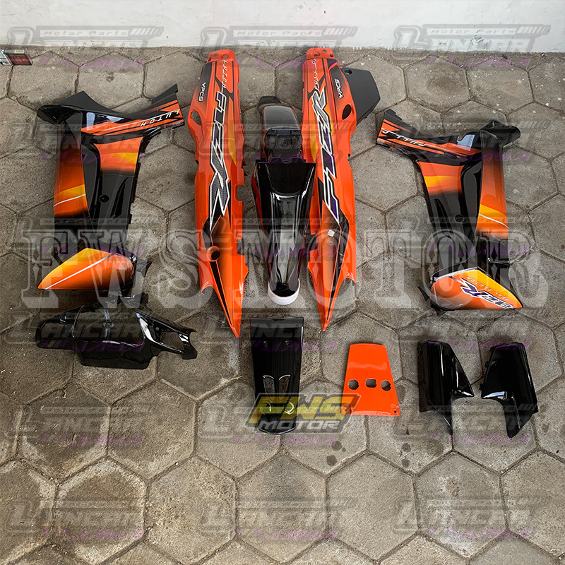 Fullset Body Halus Fizr Orange Hitam 2003