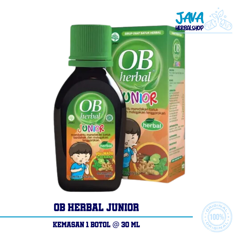 OB HERBAL JUNIOR SIRUP ANAK 30 ML