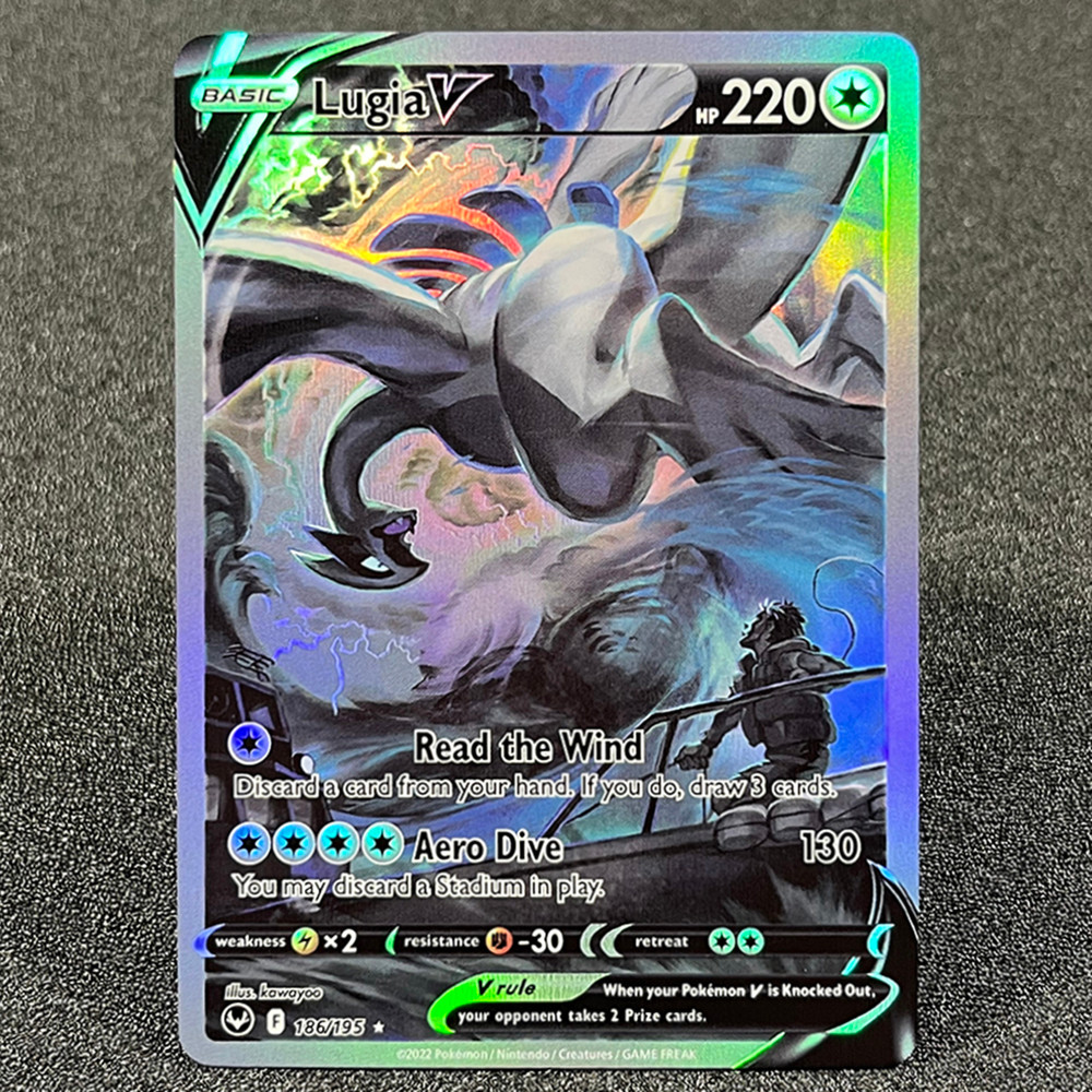PKM Single Cards Sword&Shield Silver Tempest (SIT) Rayquaza Lugia VSTAR Duraludon Foil TCG Cards Gam