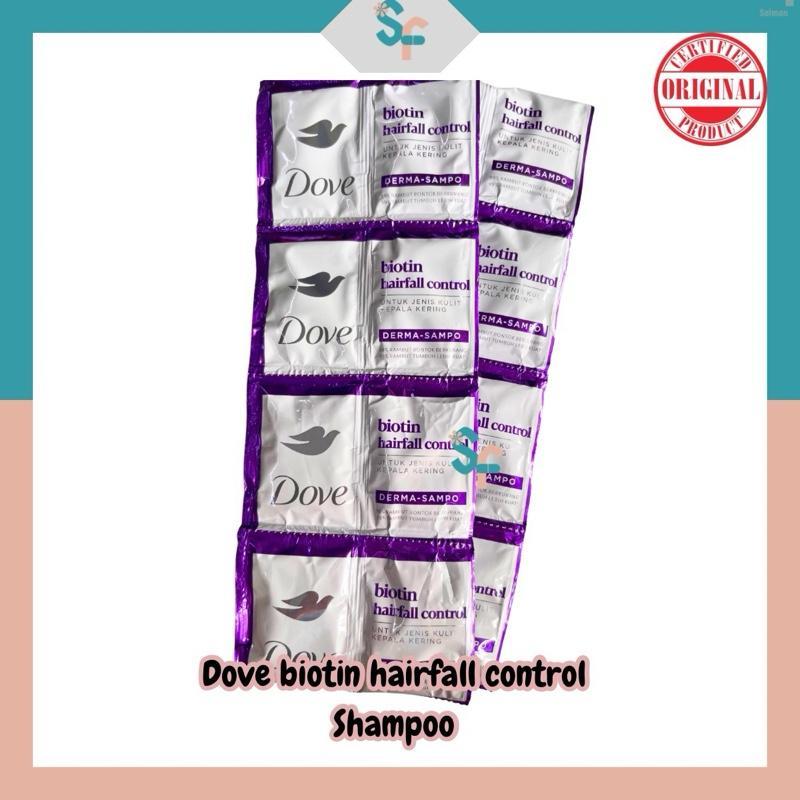 [RENCENG] DOVE Biotin Hairfall Control Shampoo Conditioner Isi 12 Sachet