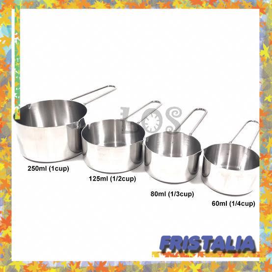 Sendok Takar Stainless Set | Sendok Ukur | Sendok Takaran Stainless