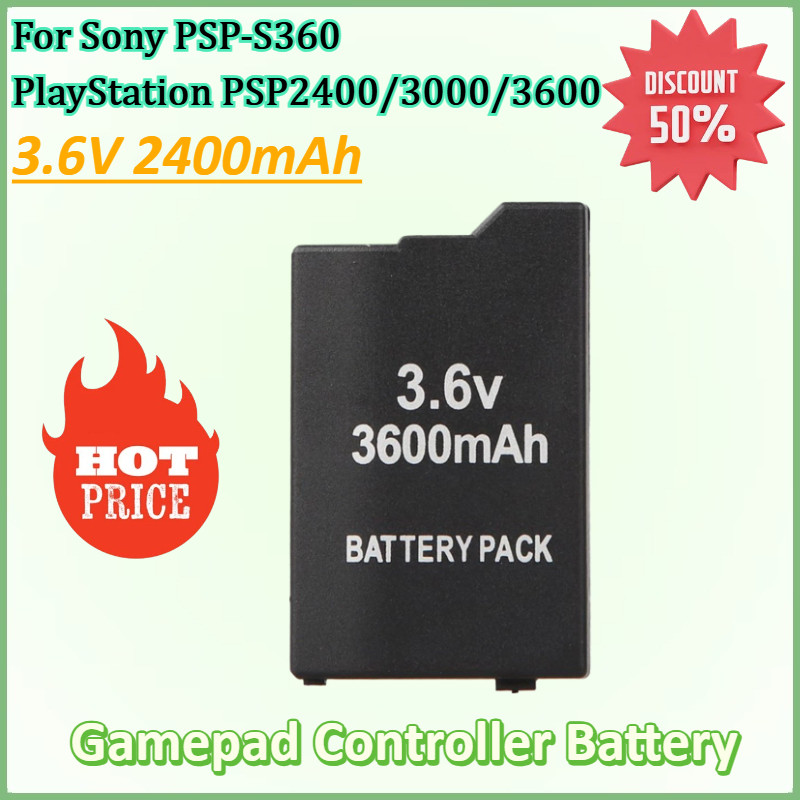 New 3.6V 2400mAh Reargeable Battery Pack for Sony PlayStation PSP2400 PSP3000 PSP 3600 PSP-S360 Game