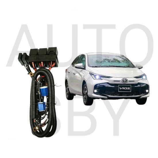 AS Relay Set Lampu Utama LED H4  Mobil Toyota vios gen3