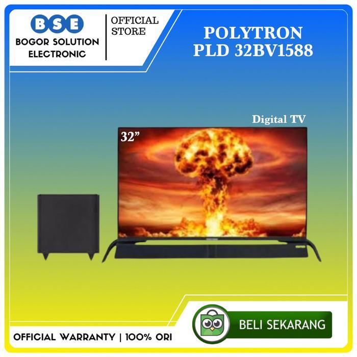 LED TV POLYTRON 32 Inch Soundbar PLD 32BV1588 Polytron TV + Soundbar