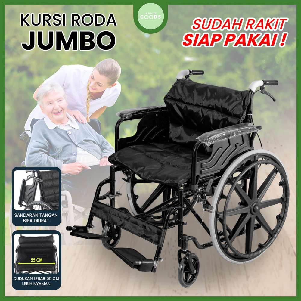 INF Kursi Roda Jumbo Big Size 150kg