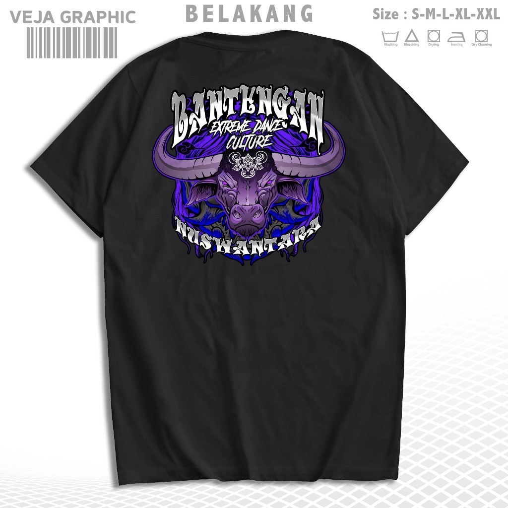 Kaos Bantengan Nuswantara Extreme Dance Indonesia | T-Shirt Indonesia Culture Pria dan Wanita - A280