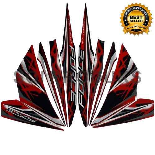 Stiker Striping Standart Vega Force 1 2015 | Stiker Body Yamaha Force 1 2015 Termurah & Berkualitas