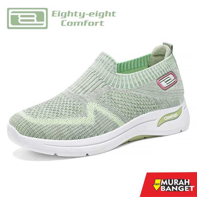 EIGHTY EIGHT COMFORT, Sneakers Wanita FlyKnit ORIGINAL BY  EIGHTY EIGHT COMFORT 2025, W425