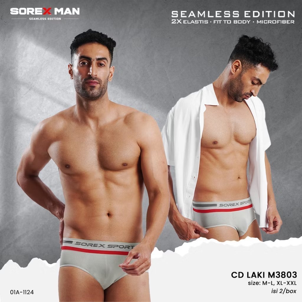 (2pcs) Celana Dalam Pria Sorex Man / Celana Dalam Pria Dewasa Sorex / Celana Dalam Laki Laki / CD Pr