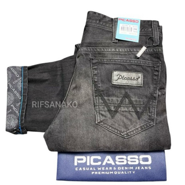PROMO  [PICASSO W]  Celana Jeans Panjang Picasso Denim W Original 100% /Slim fit Panjang TIDAK KARET