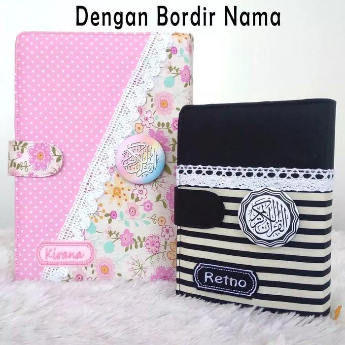AL QURAN MUSHAF TERJEMAHAN INGGRIS & INDONESIA AL JAMIL A5 - bordir nama