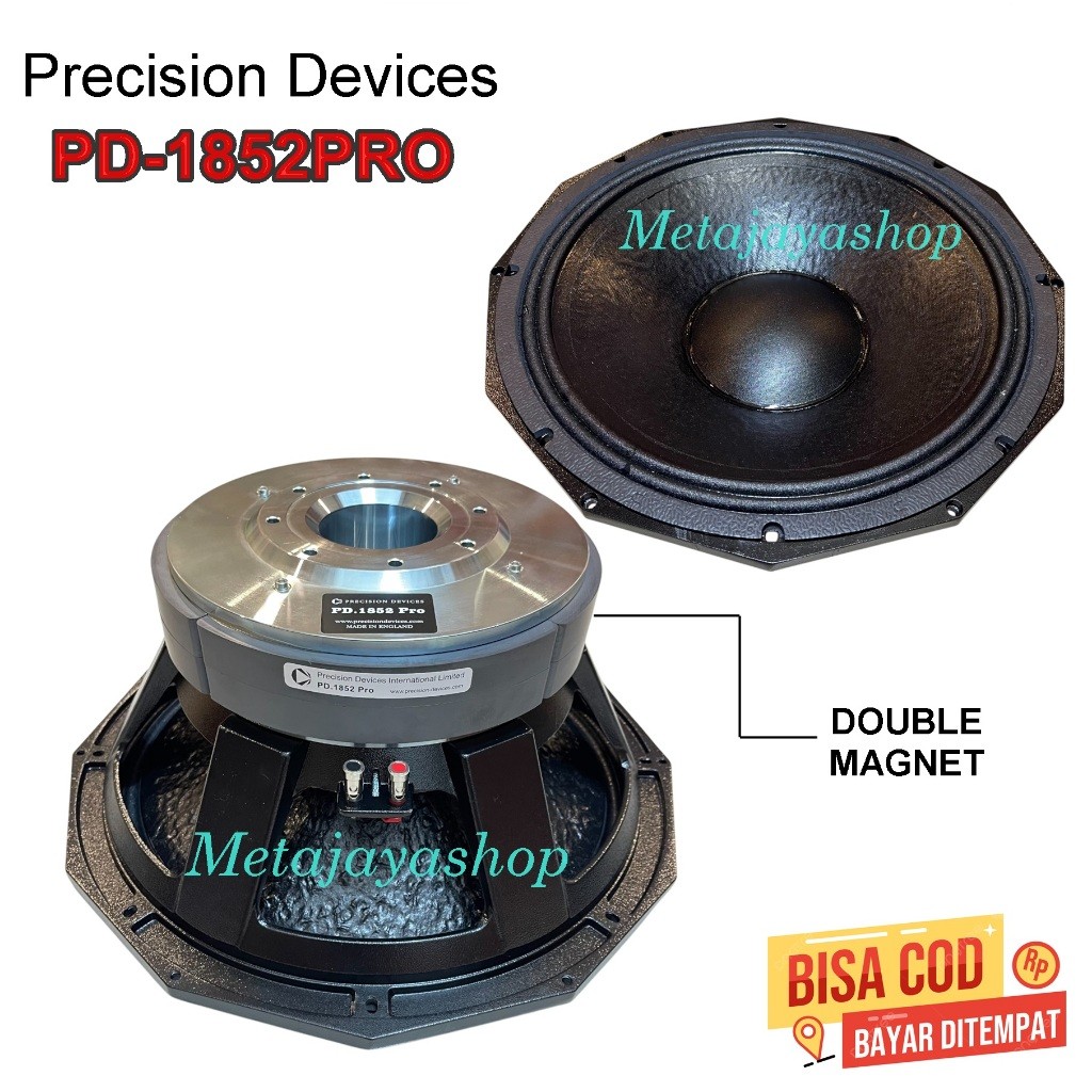 KOMPONEN SPEAKER SUBWOOFER 18 INCH PD1852PRO DUOBLE MAGNET PD 1852 PRO