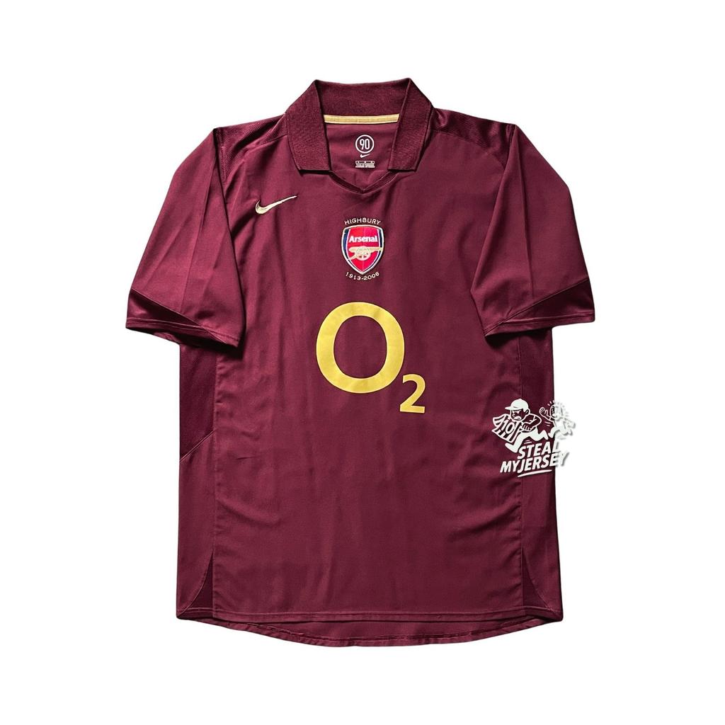 Jersey Original Arsenal Home (L) 2005-2006 Fabregas Asli Ori