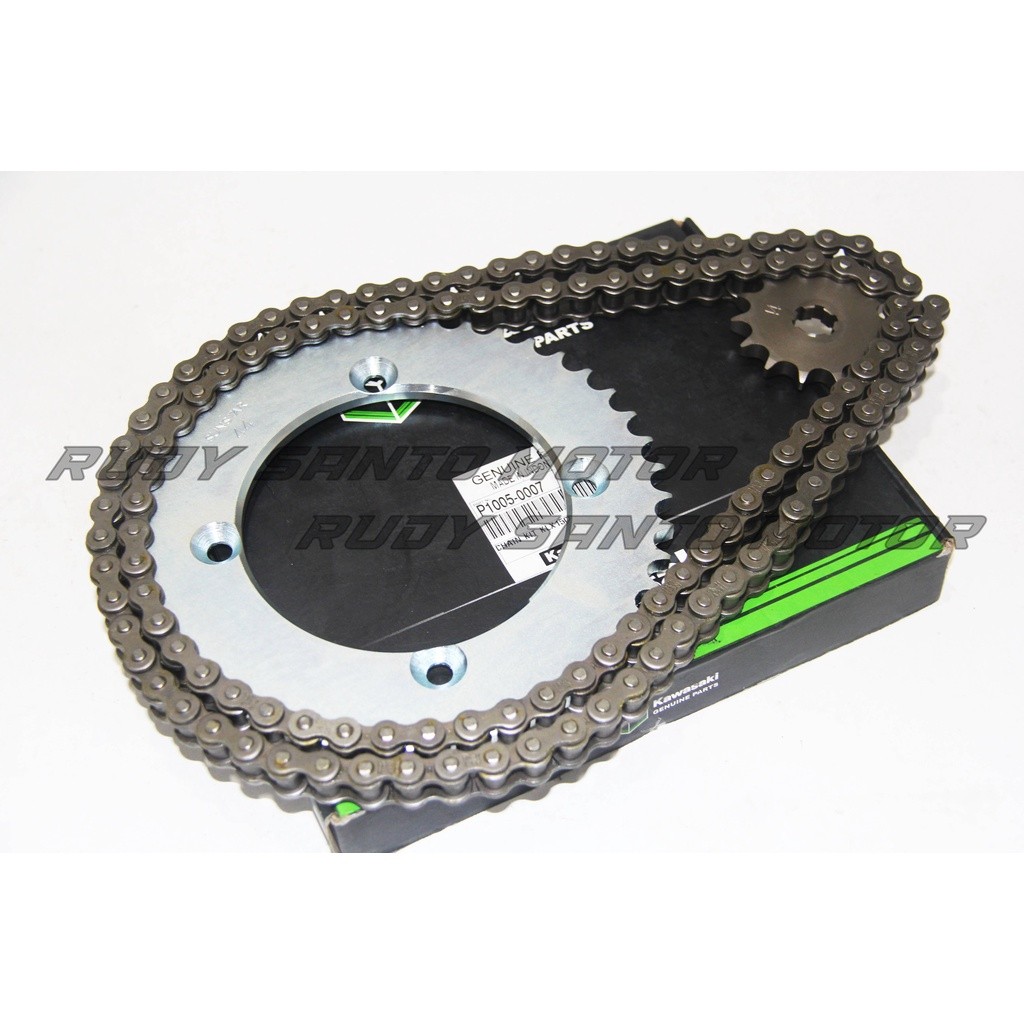 Gearset Girset chainkit gear Rantai Set Klx 150 S G 44T P1005-0007 Ori