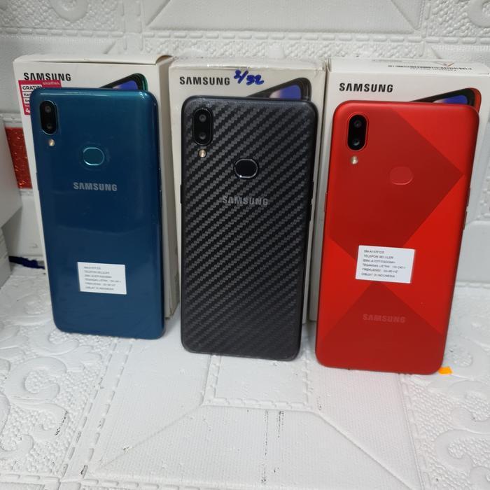hp second Samsung A10s 2/32GB fullset mulus net - batangan