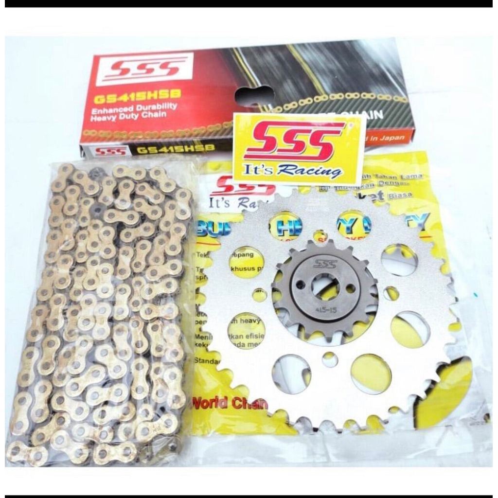 Gearset Gear Set Gir Sss 415 Tipis Jupiter Robot Jupiter Z1 Vega Zr Vega Force Original Full SSS