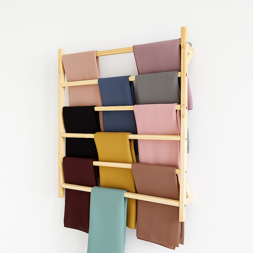 Gantungan Jilbab Kayu Aesthetic Ladder Hanger Rak Kerudung Tempat Gantungan Hijab