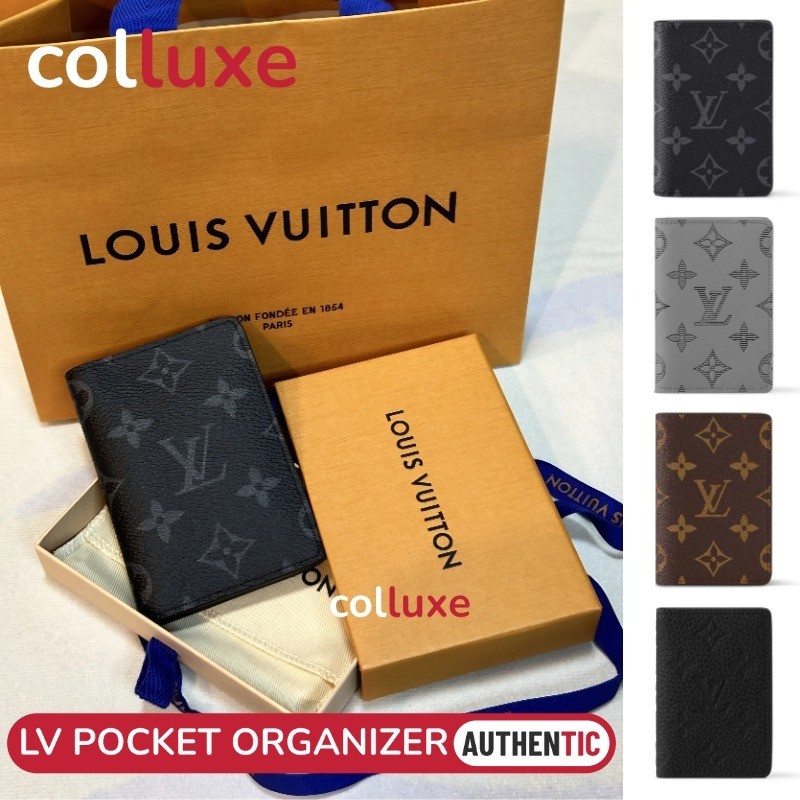 Louis Vuitton LV Pocket Organizer Pocket Wallet tas uang tas