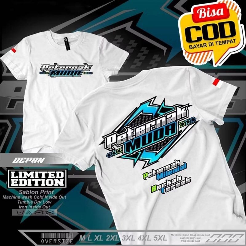 KAOS PETERNAK MUDA BAJU TUKANG NGARIT | KOAS VIRAL pria jumbo | Kaos pria