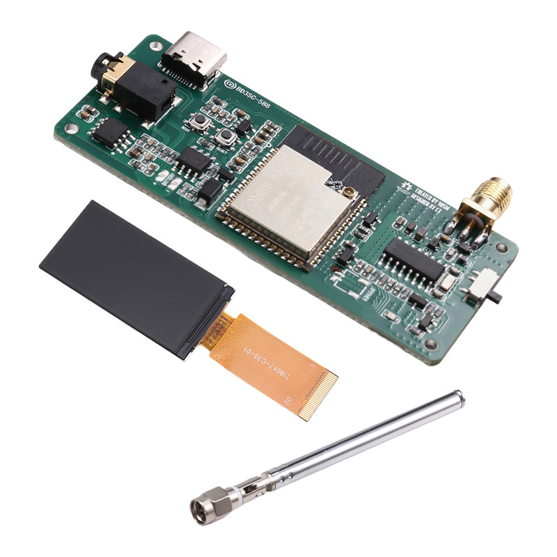 GITBD3CS588 SI4732 FullBand Rao Motherboard Kit ESP32S3 Wifi+BT50 19Inch Color splay Supports AMFMSW