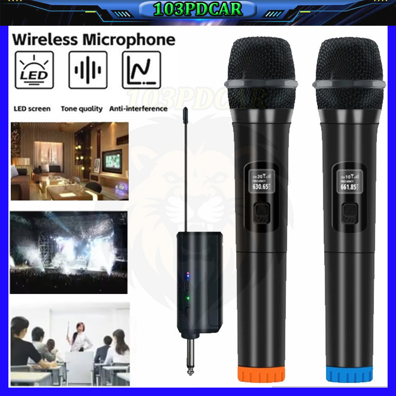 Karaoke Professional Wireless Mic 038 UHF 30M Wireless Microphone Toa Original
